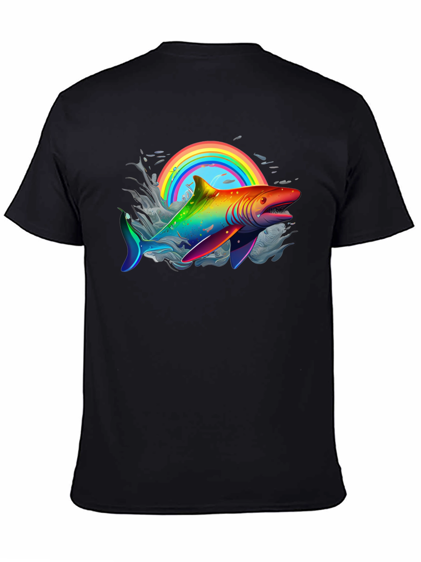 Rainbow Shark Graphic Tee