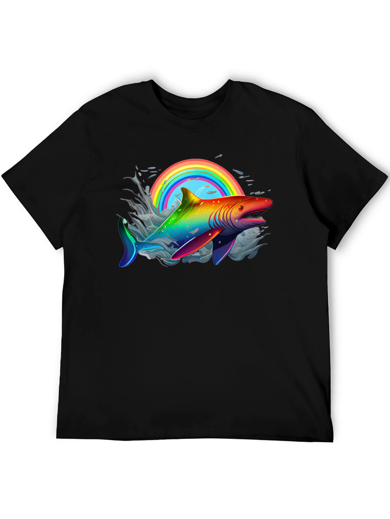 Rainbow Shark Graphic Tee