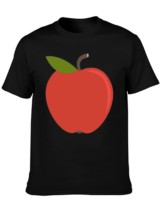 Apple Graphic Black T-Shirt