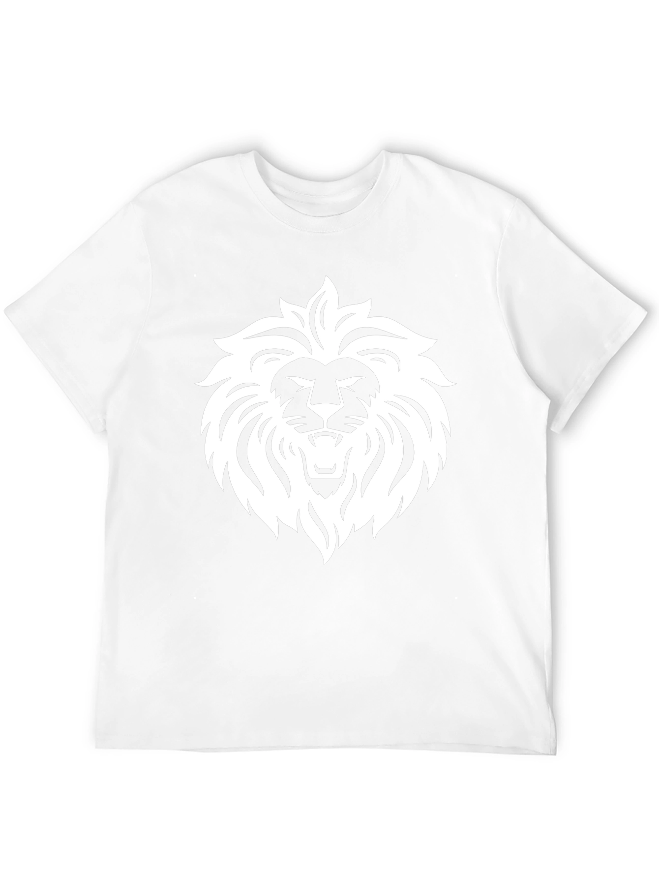 Bold Lion Graphic Black T-Shirt
