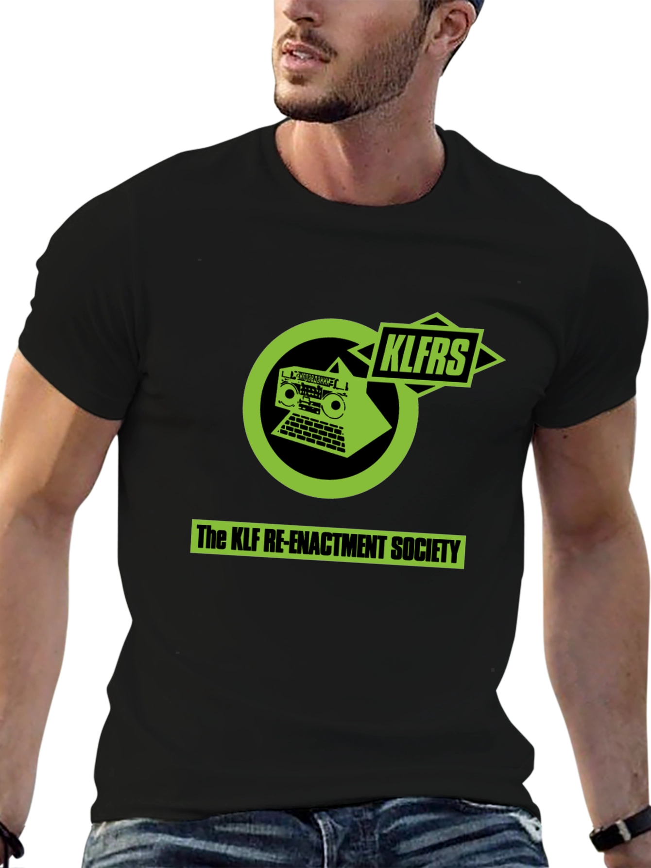 KLF Re-Enactment Society Black T-Shirt