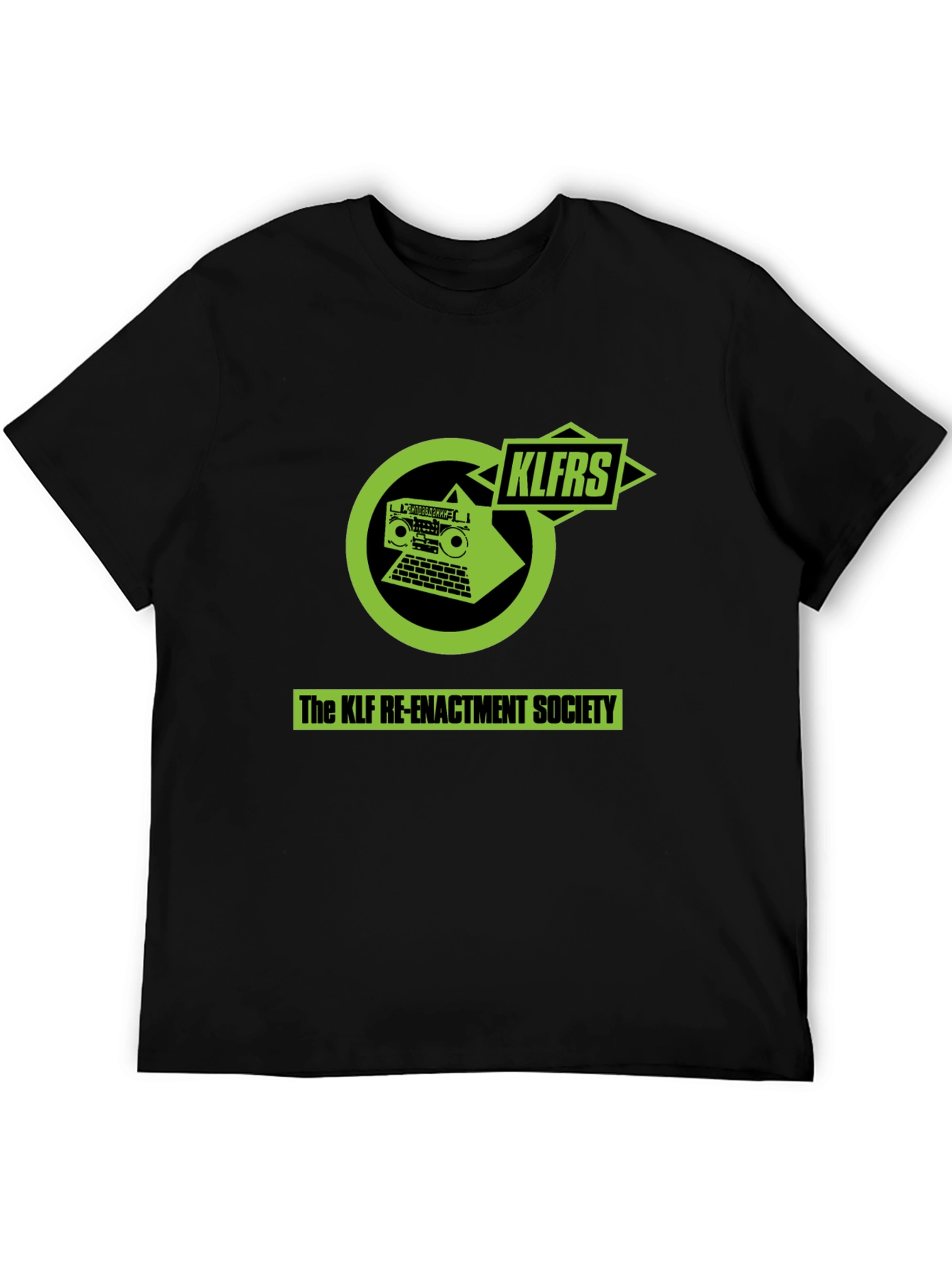KLF Re-Enactment Society Black T-Shirt
