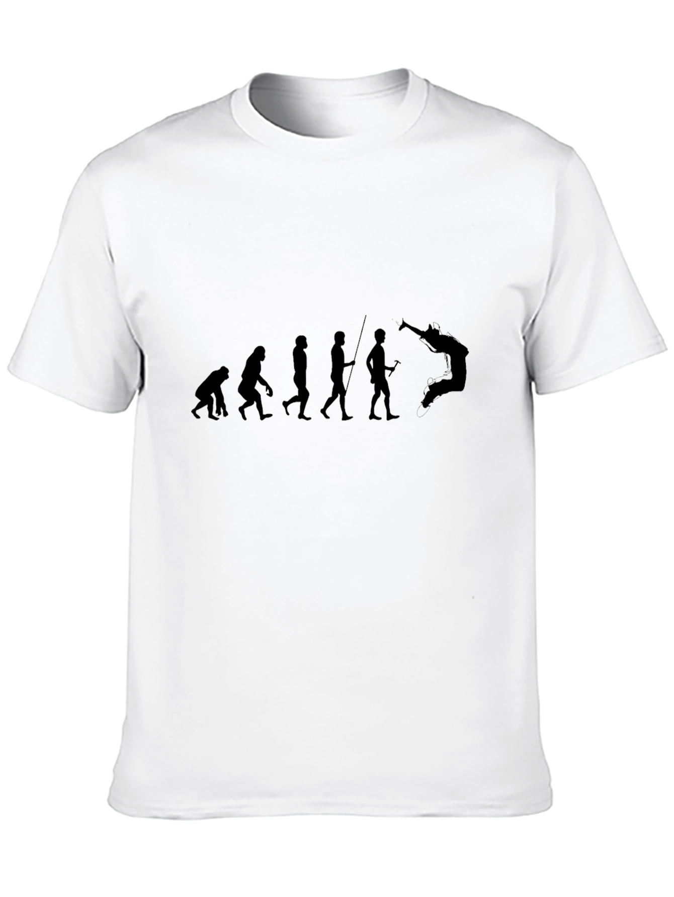 Evolution of Vaulting Black T-Shirt