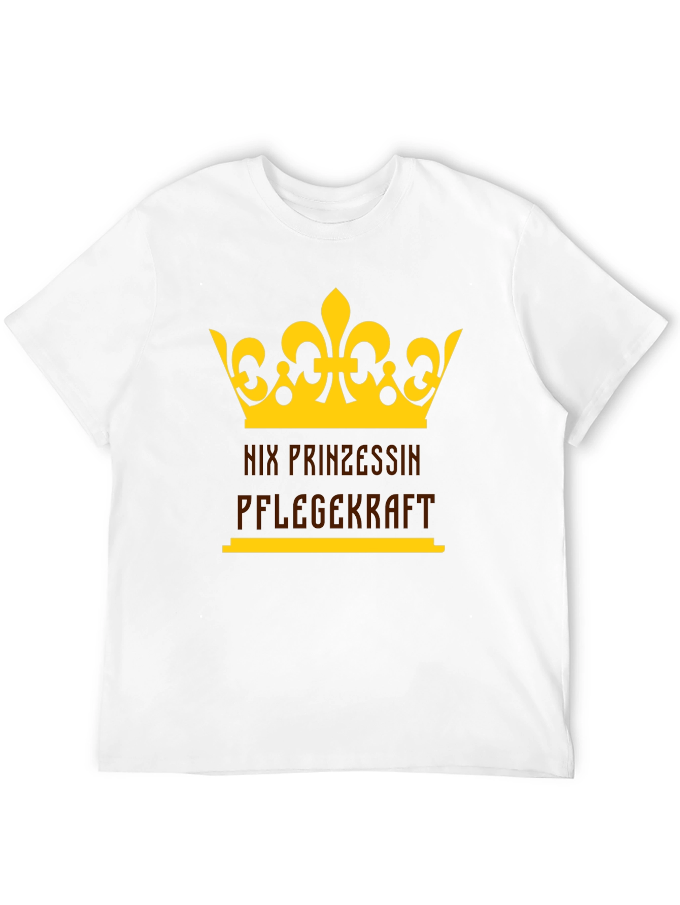 Nix Prinzessin Pflegekraft Black Graphic Tee