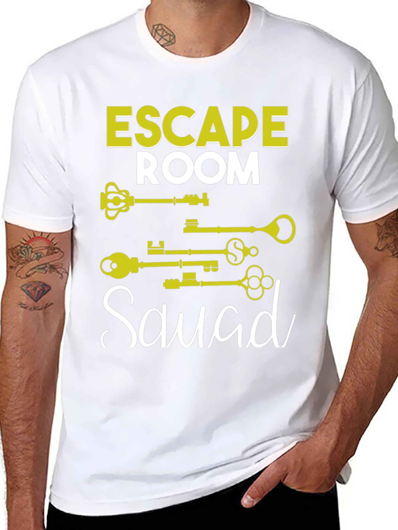 Escape Room Squad T-Shirt - Mystery Solving Team Apparel