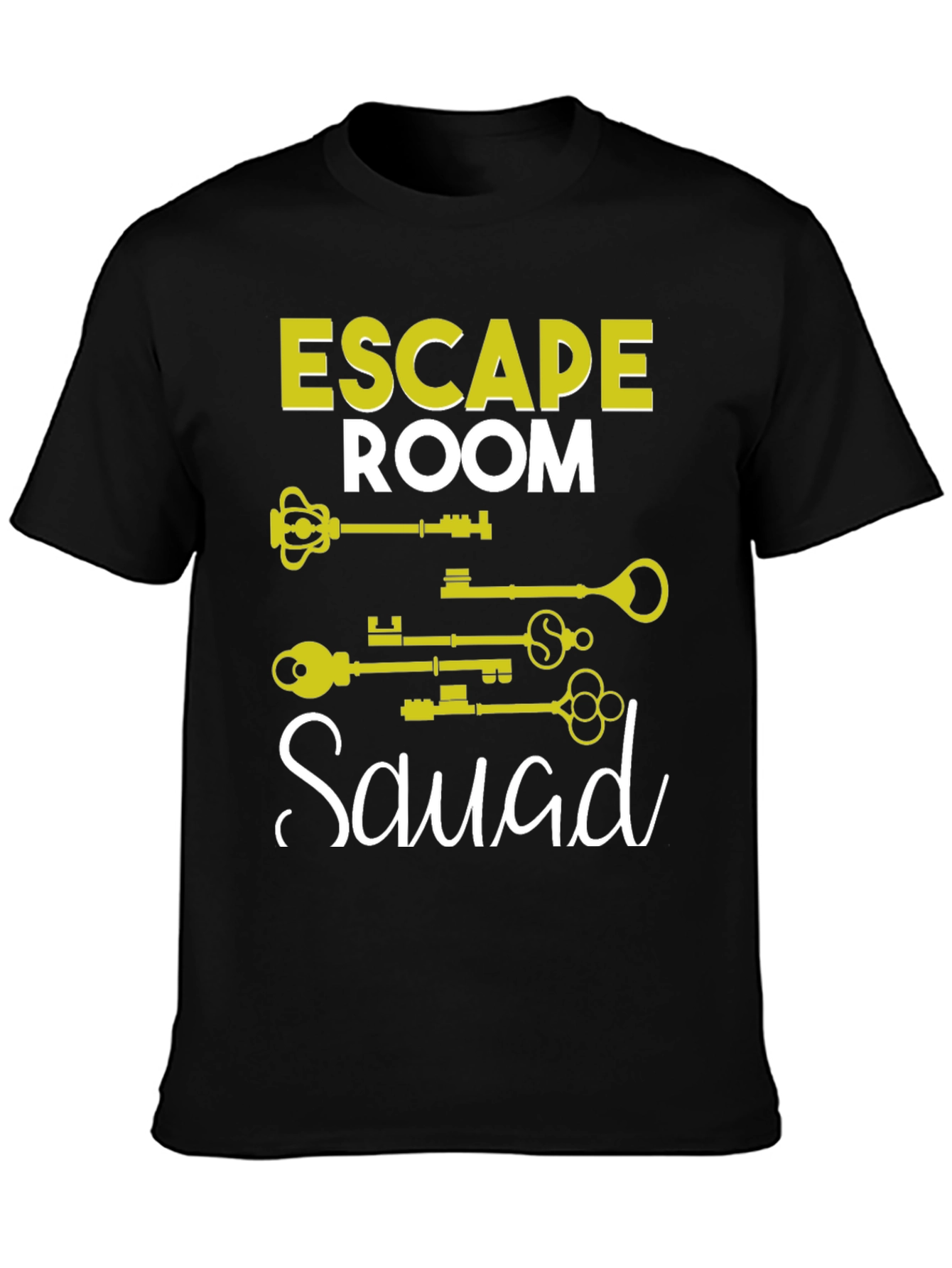 Escape Room Squad T-Shirt - Mystery Solving Team Apparel