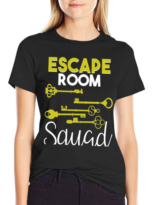 Escape Room Squad T-Shirt - Mystery Solving Team Apparel