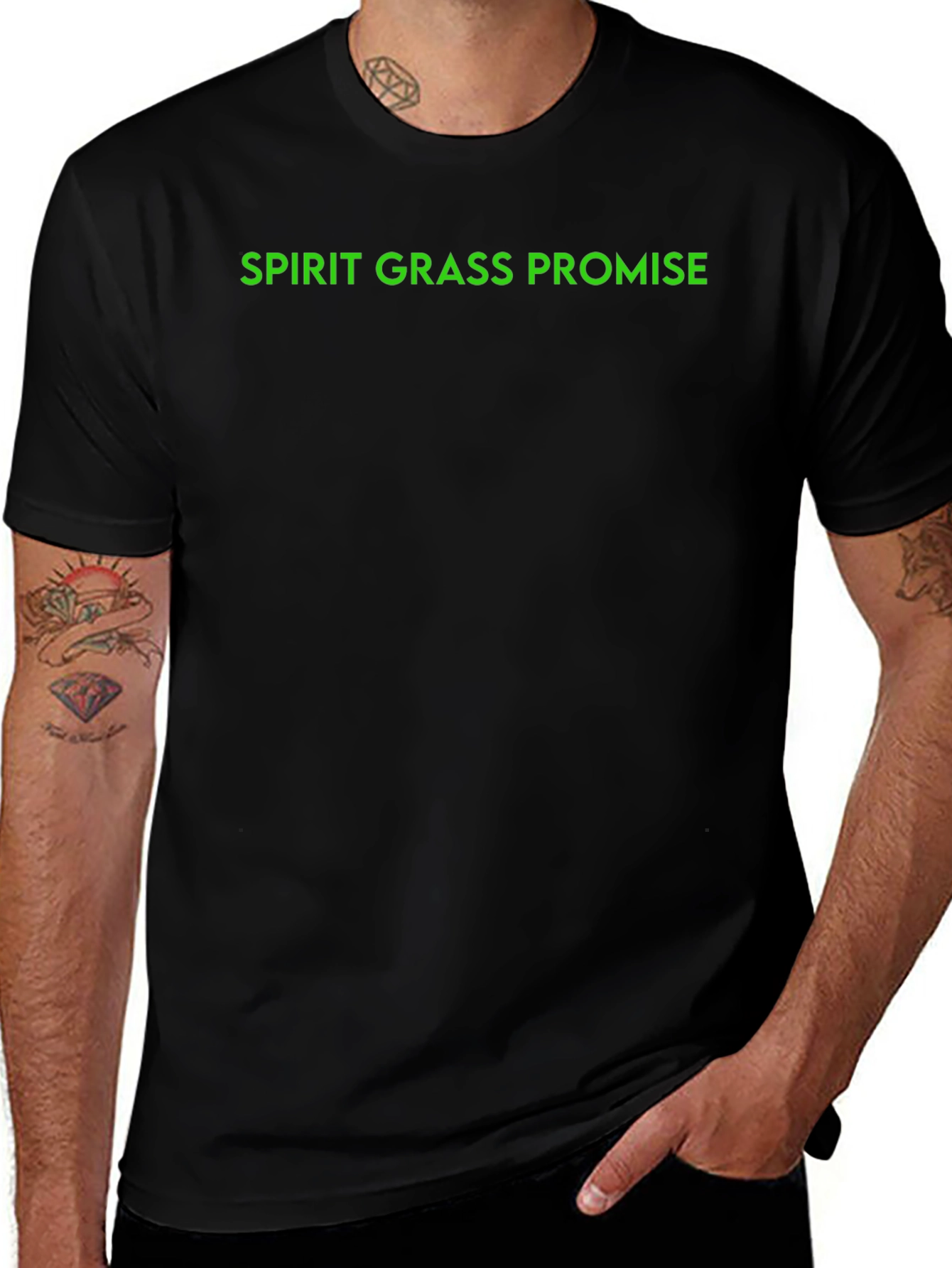 Spirit Grass Promise Black T-Shirt