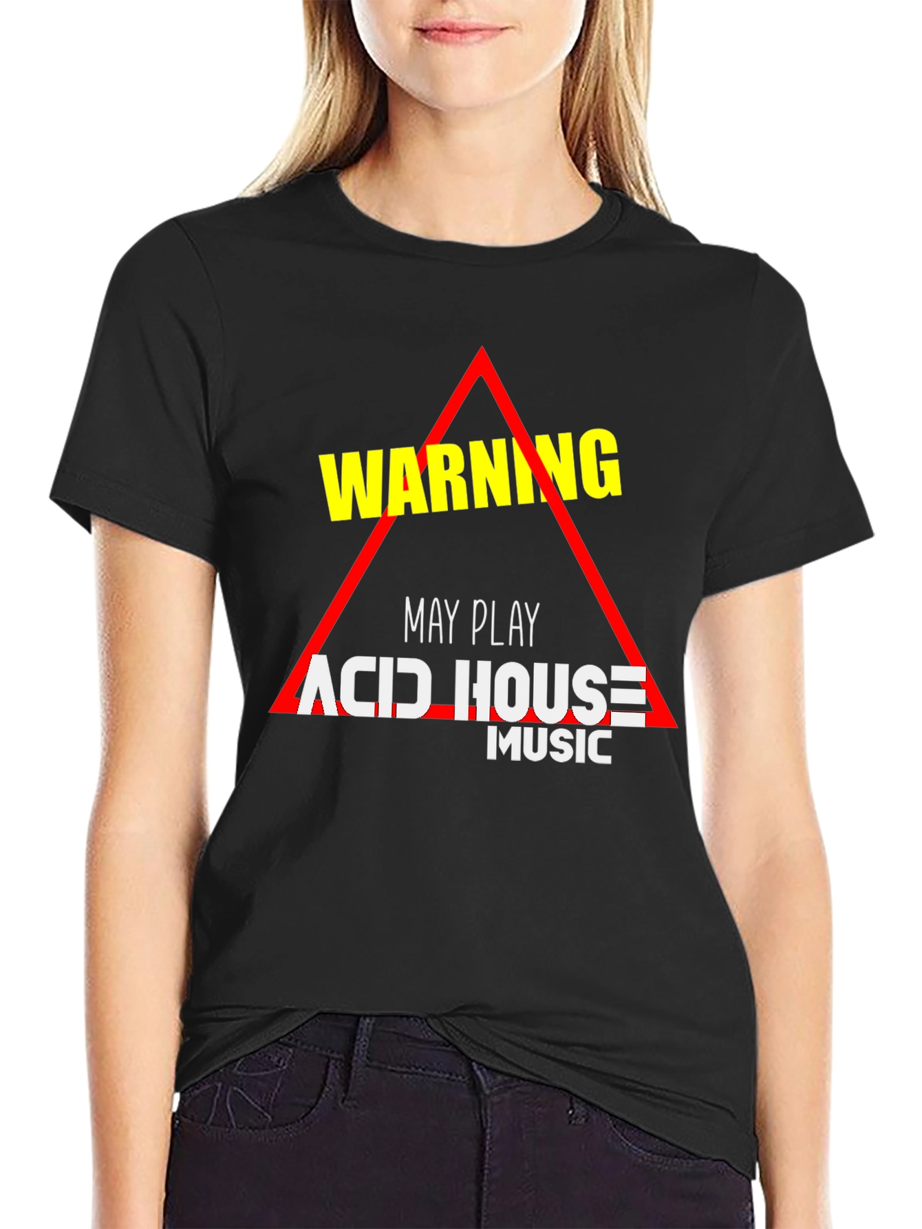 Warning May Play Acid House Music T-Shirt