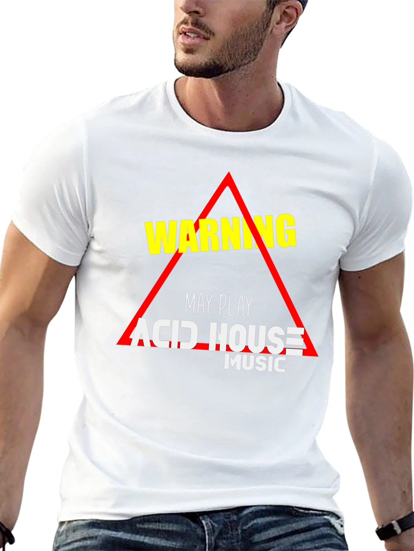 Warning May Play Acid House Music T-Shirt
