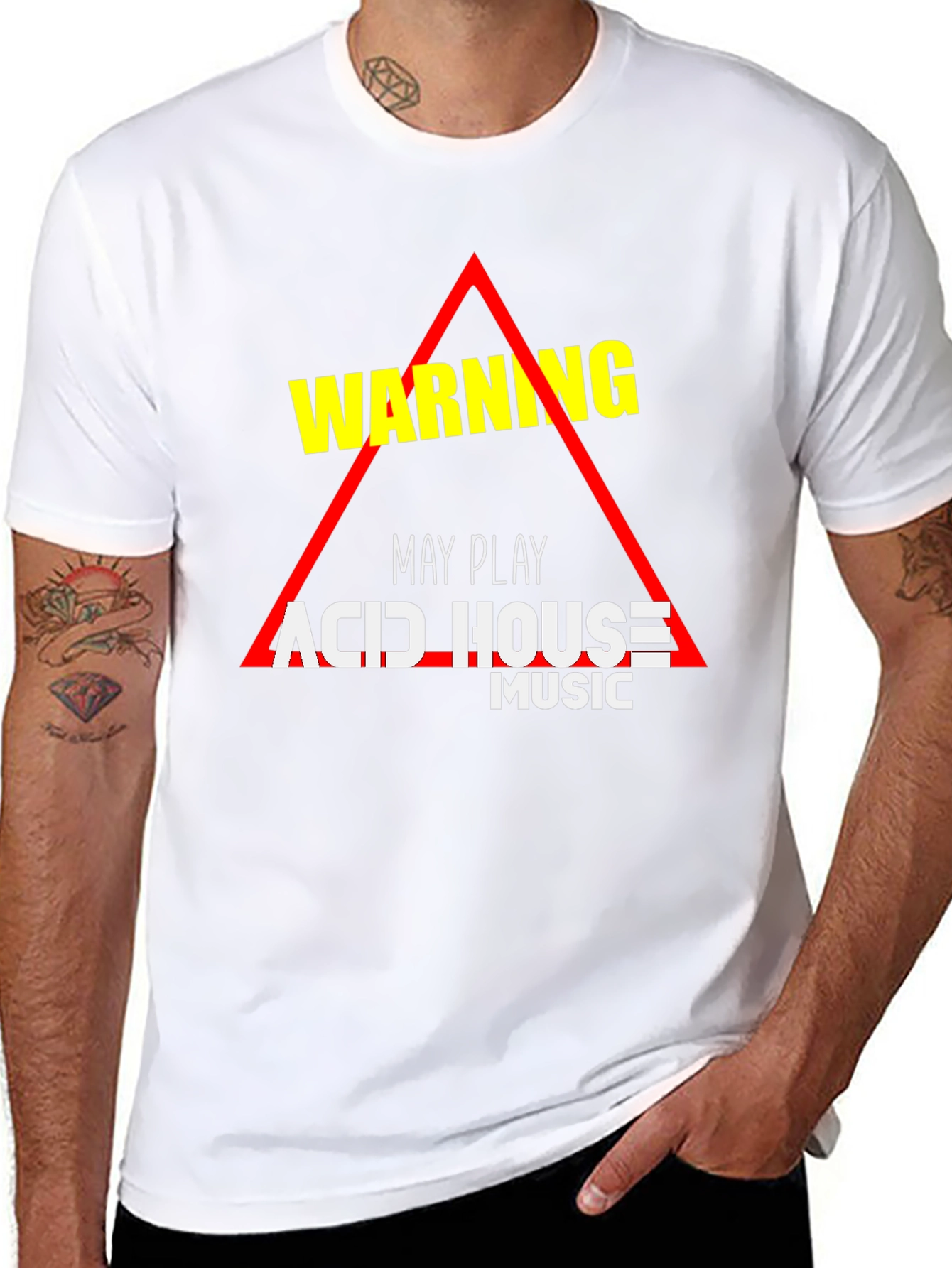 Warning May Play Acid House Music T-Shirt