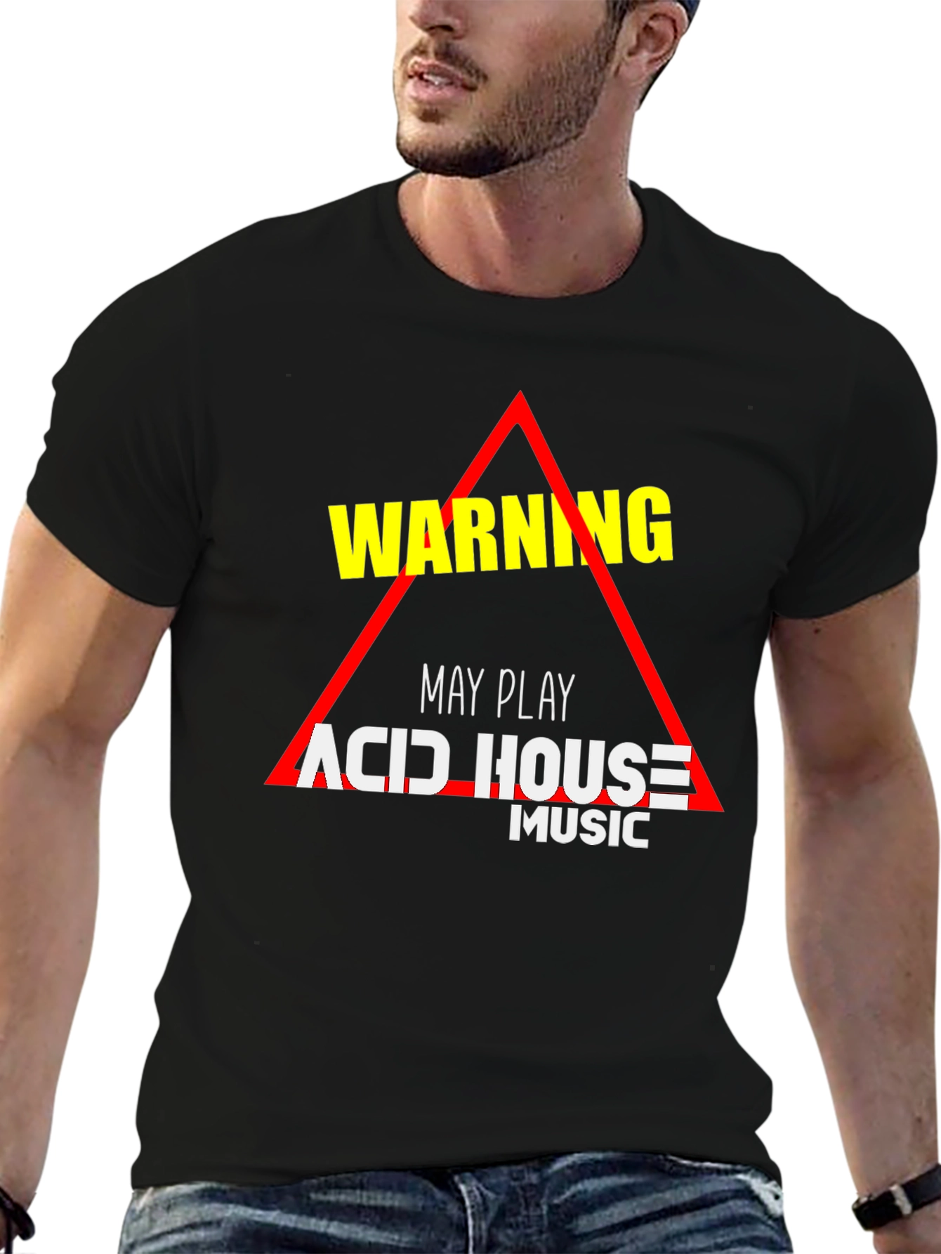 Warning May Play Acid House Music T-Shirt