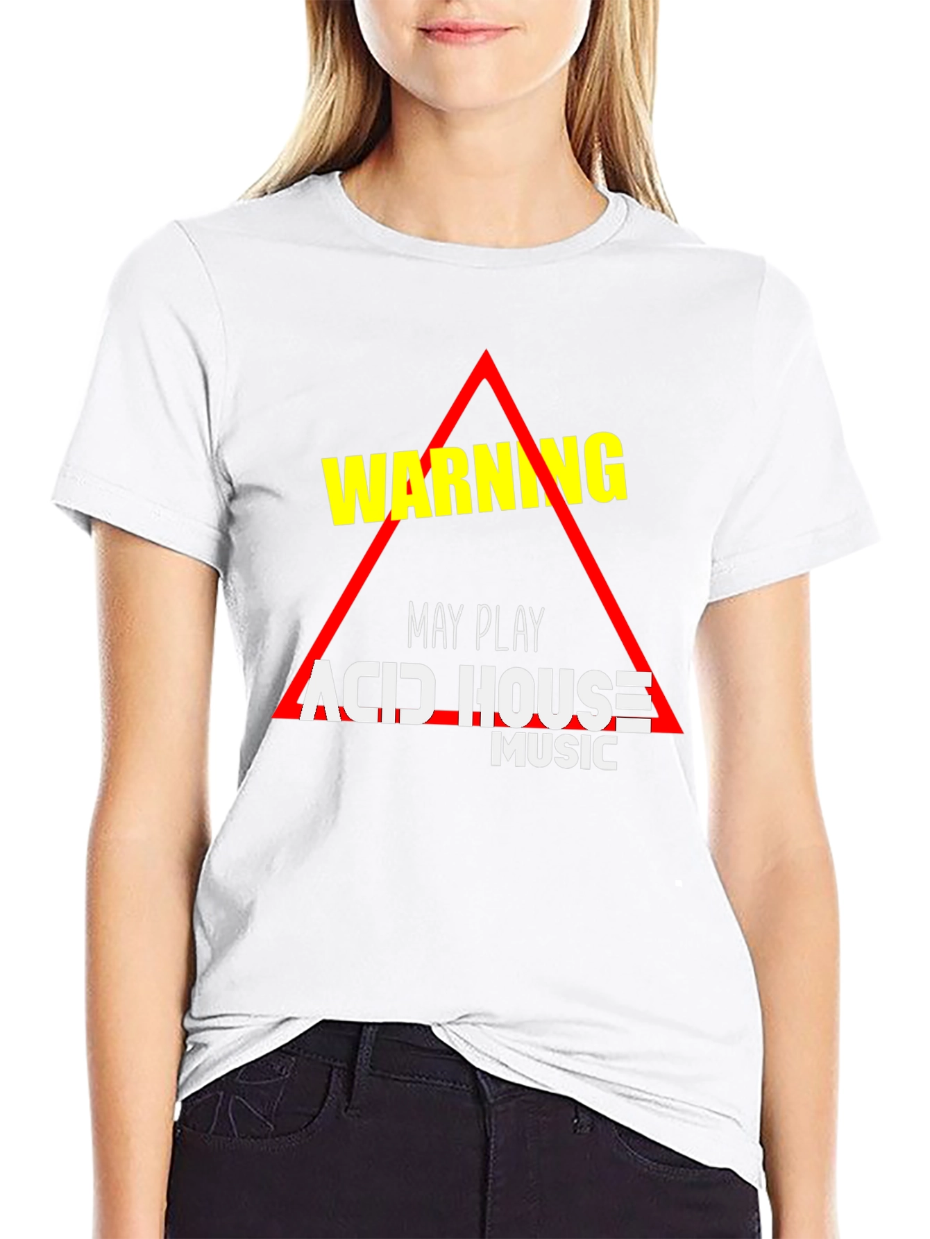 Warning May Play Acid House Music T-Shirt