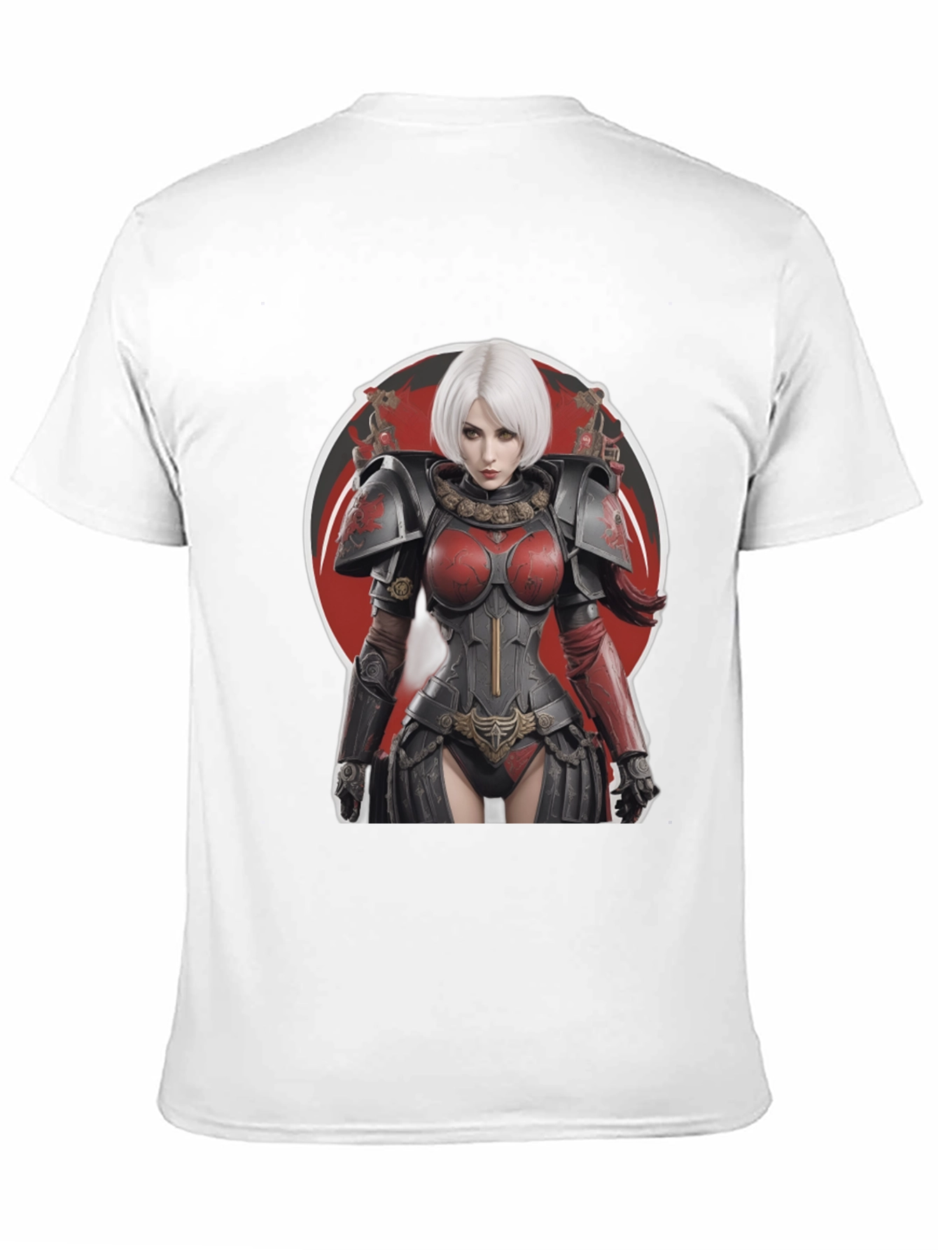 Warrior Woman Graphic Tee - Bold Black T-Shirt