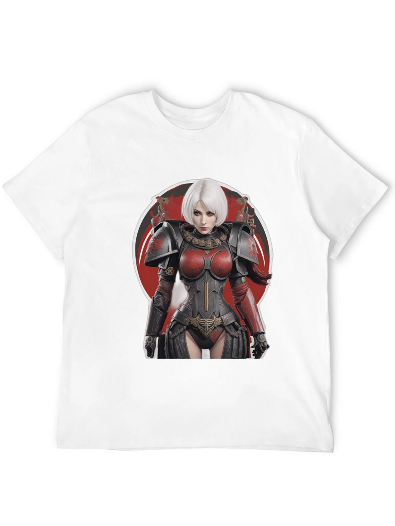 Warrior Woman Graphic Tee - Bold Black T-Shirt