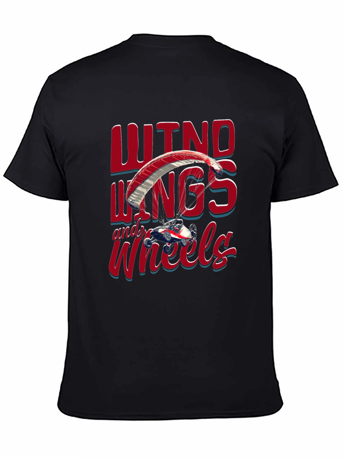 Wind Wings & Wheels T-Shirt - Paragliding