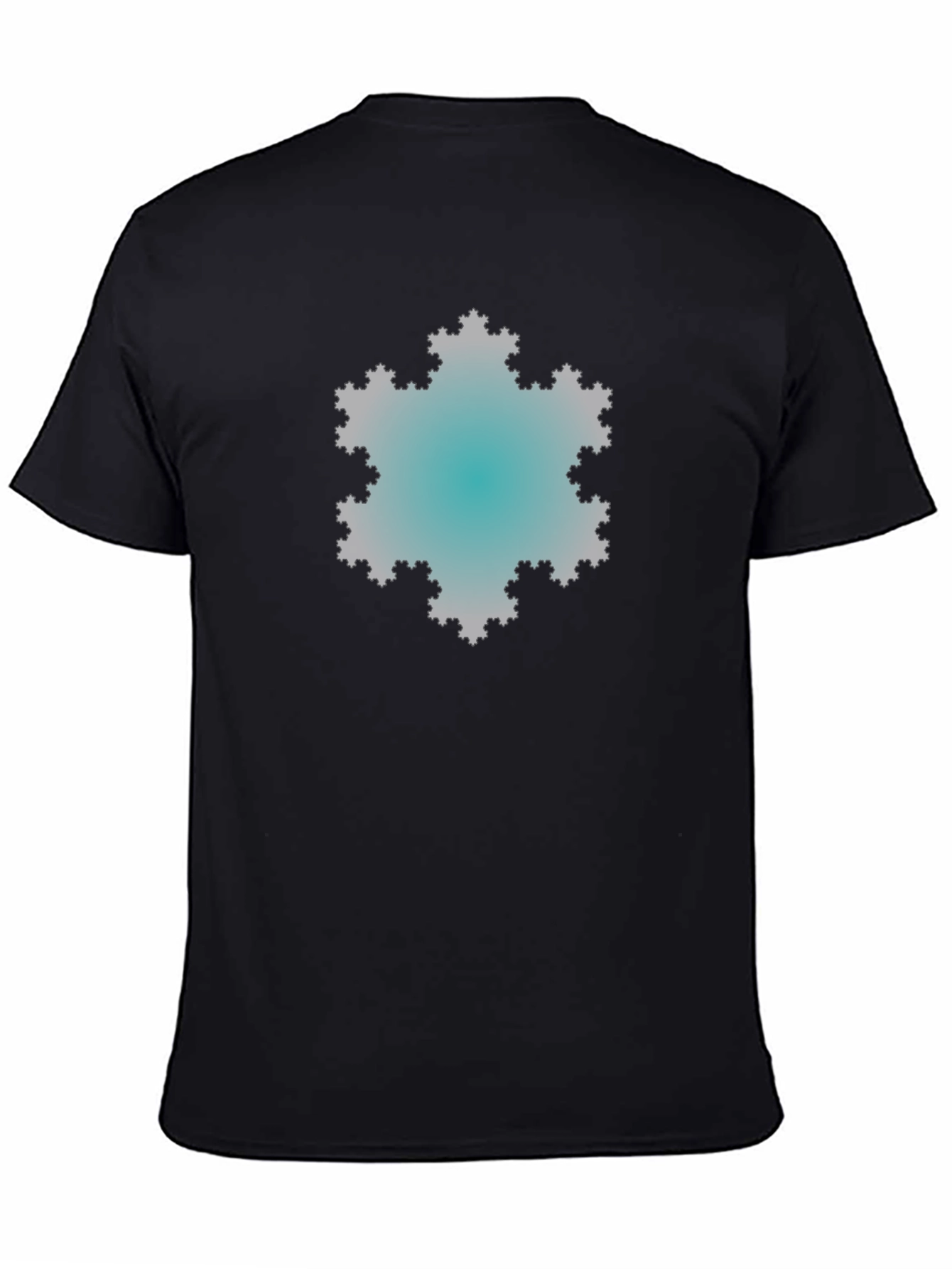 Fractal Snowflake Graphic Tee - Cool & Unique