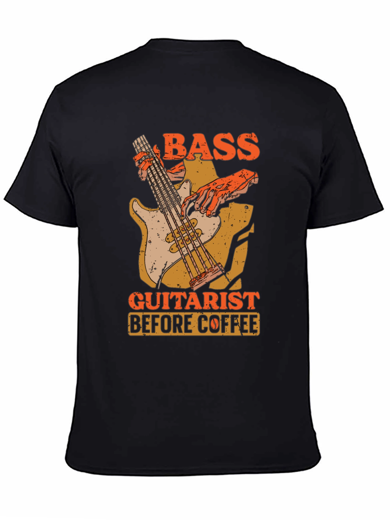 Bass Guitarist Before Coffee Graphic Tee