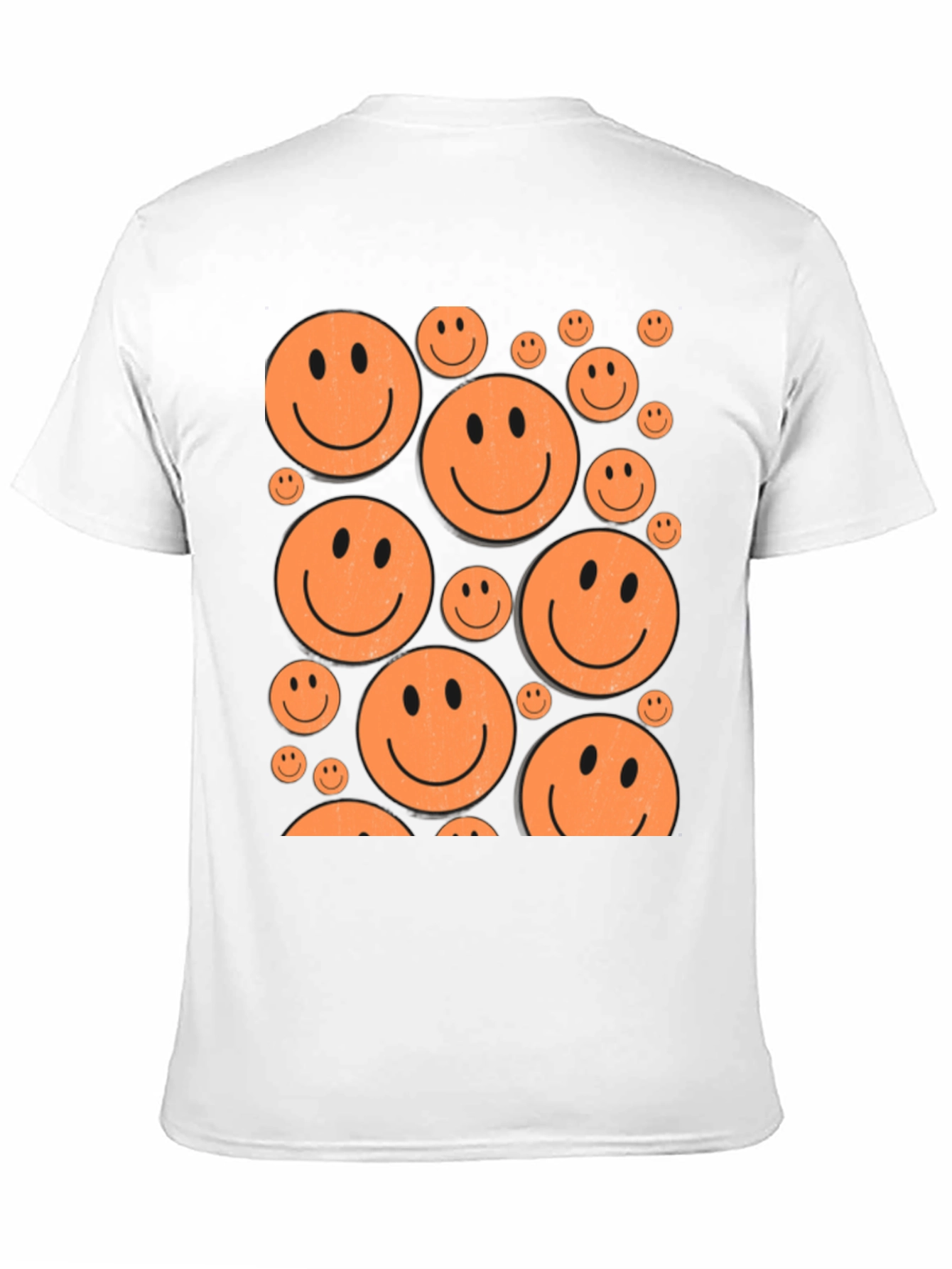 Smiley Face Graphic Tee - Retro Happy Vibes