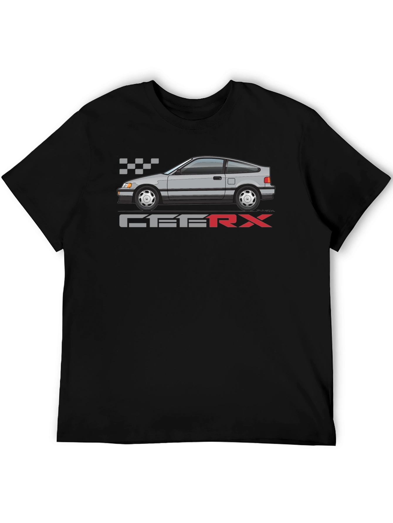 Honda CRX Classic Car Graphic T-Shirt