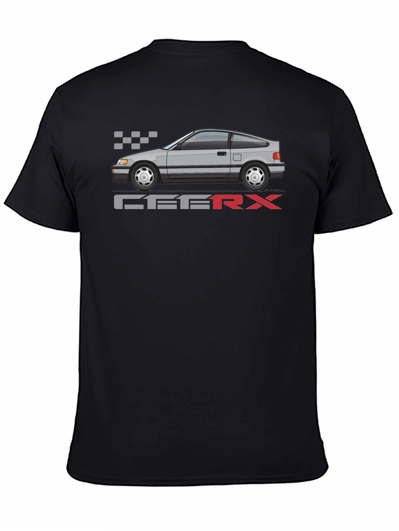 Honda CRX Classic Car Graphic T-Shirt