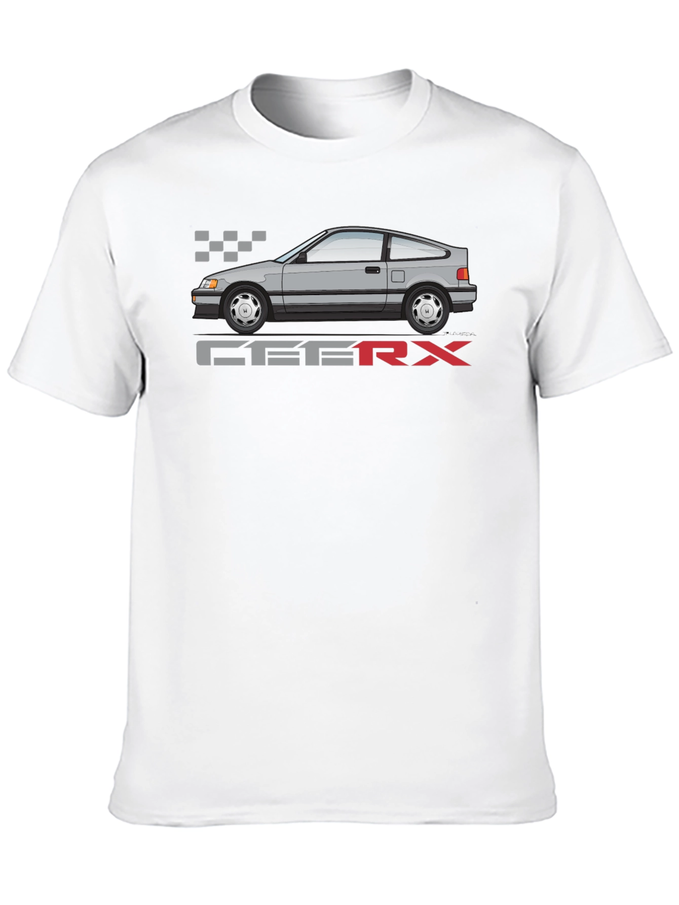 Honda CRX Classic Car Graphic T-Shirt