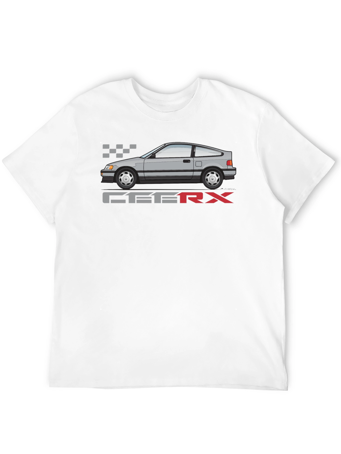 Honda CRX Classic Car Graphic T-Shirt