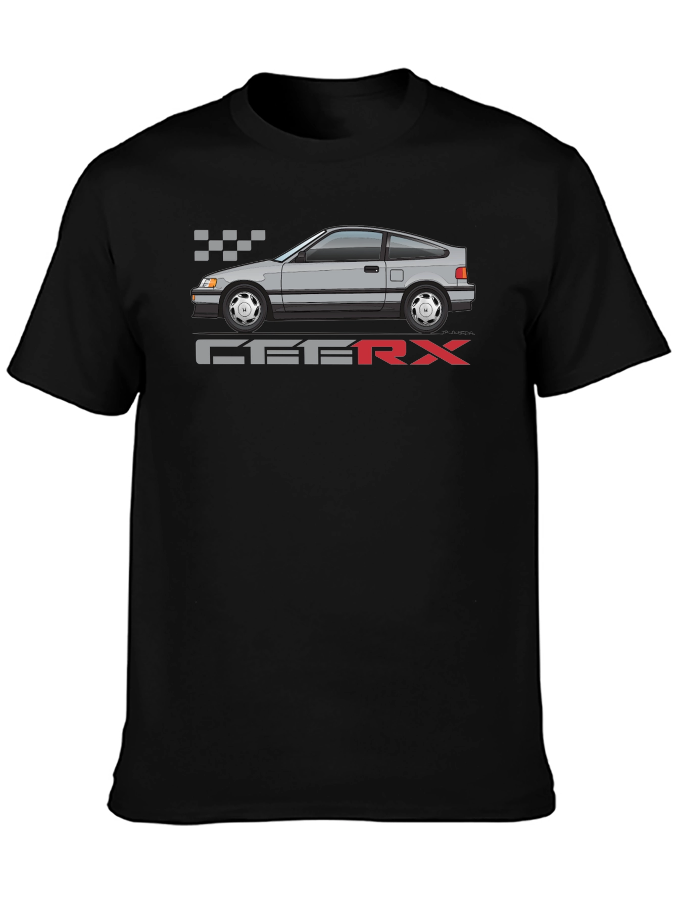 Honda CRX Classic Car Graphic T-Shirt