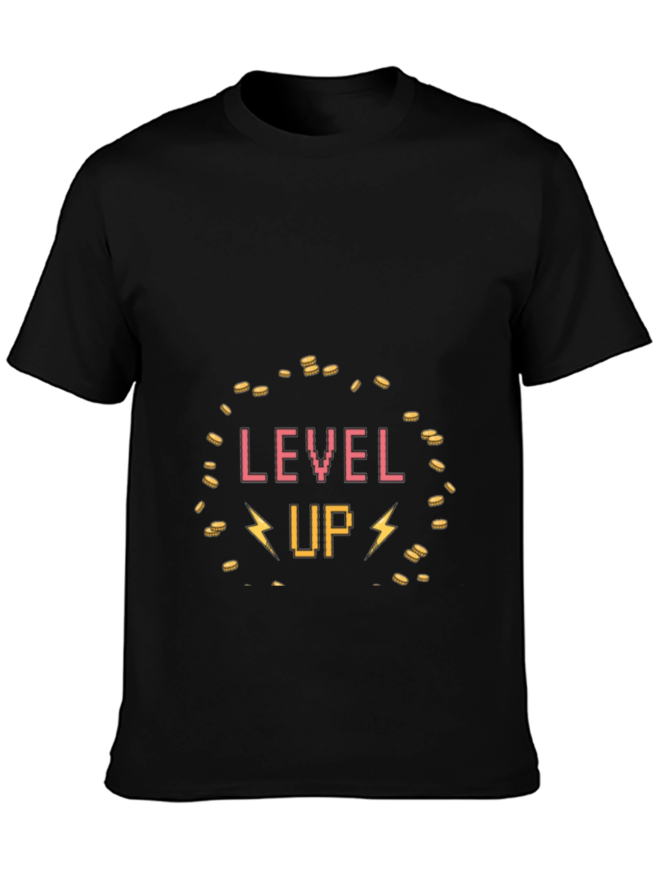 Level Up Graphic Tee - Gamer Style