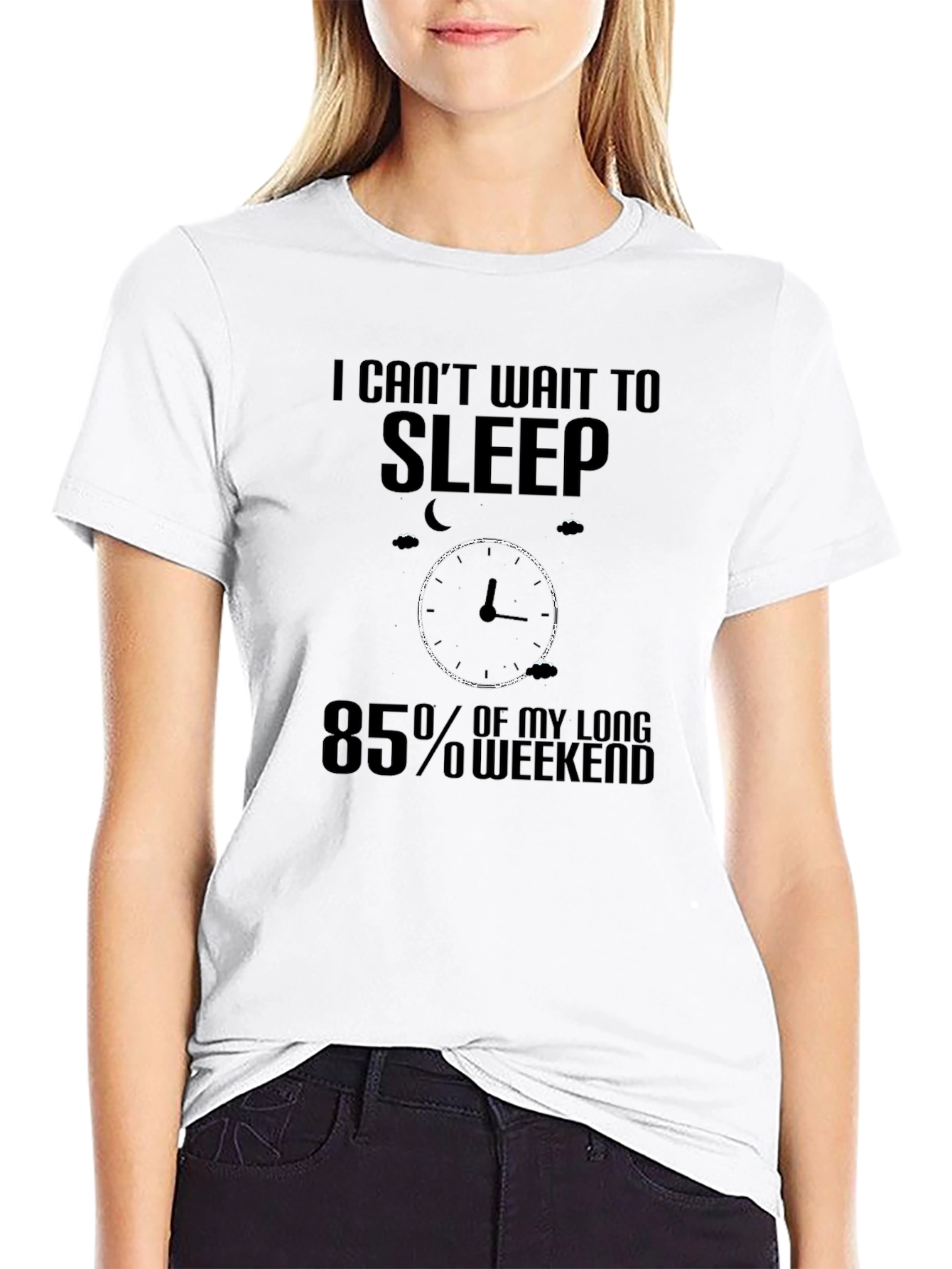 Funny Sleep T-Shirt: 85% Weekend