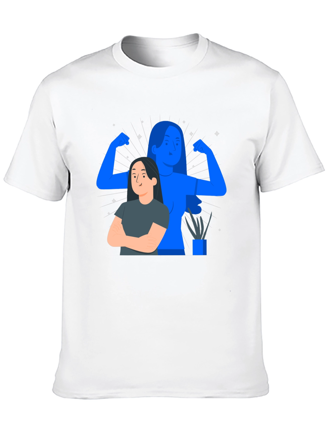 Empowered Womens Graphic T-Shirt - Black