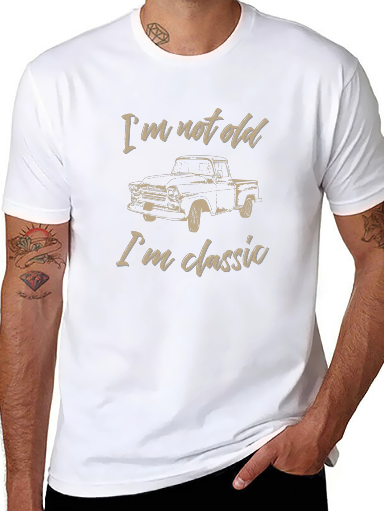 Im Not Old Im Classic Truck Graphic Tee