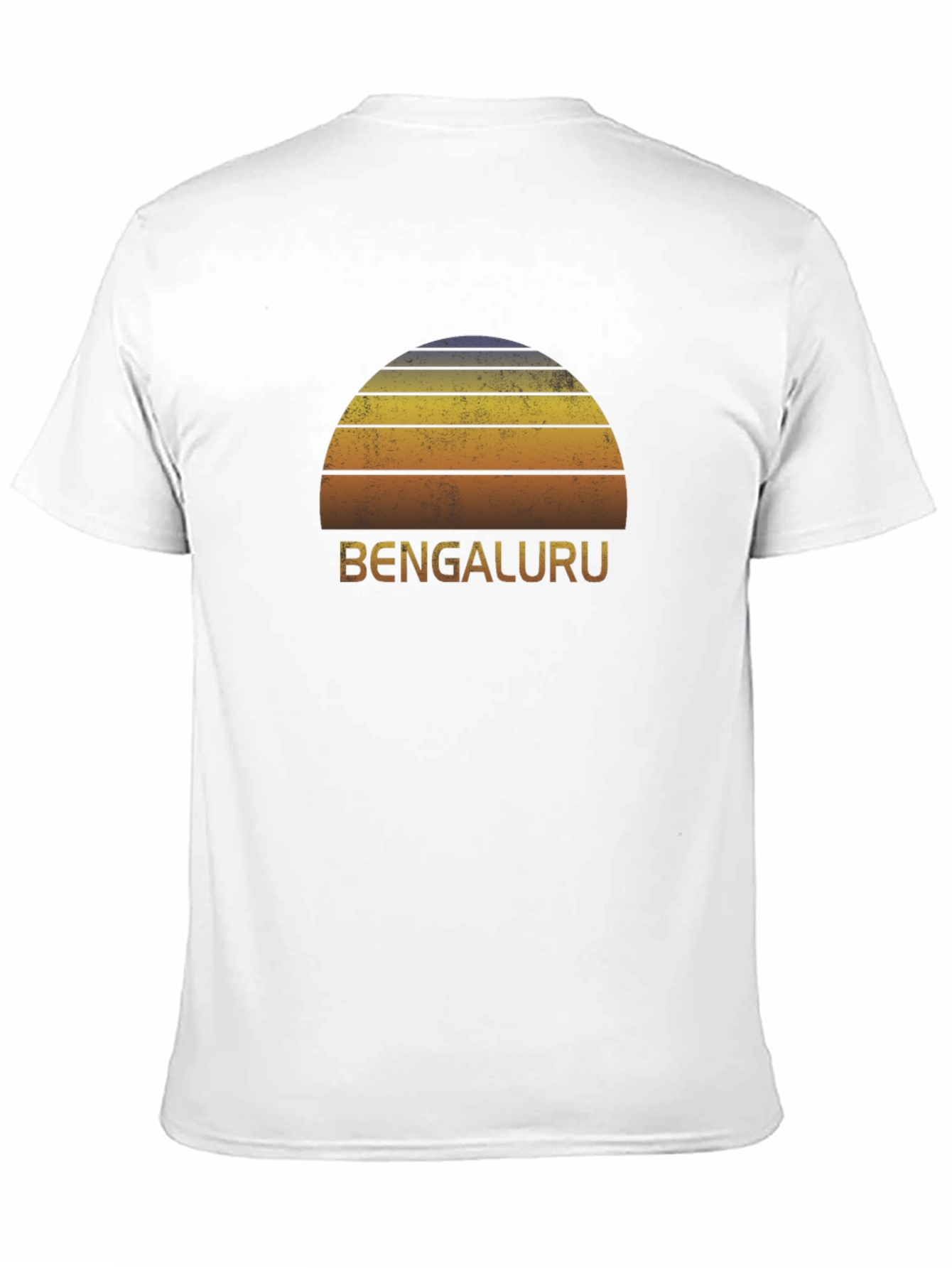 Bengaluru Sunset Graphic Tee - Retro Style