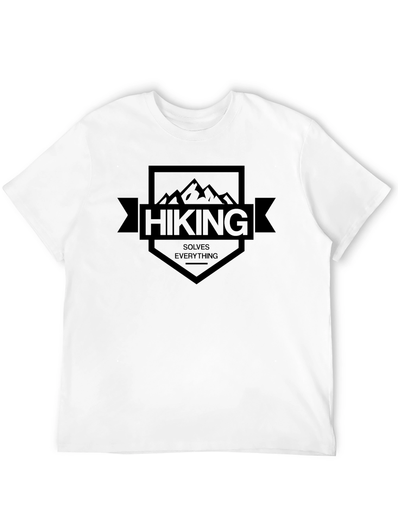 Hiking Solves Everything Graphic Tee