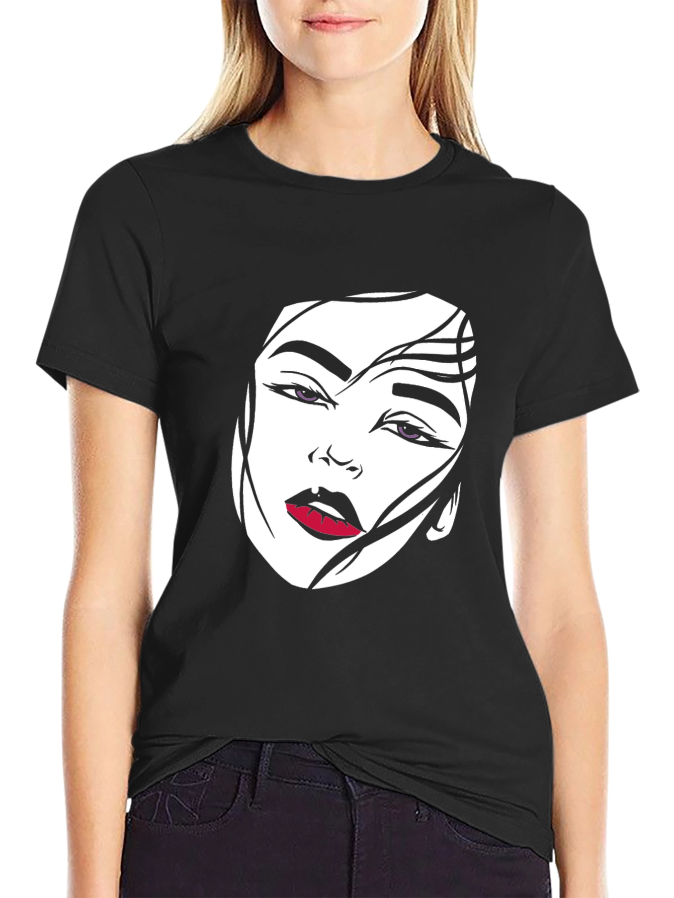 Modern Graphic Tee - Womans Portrait