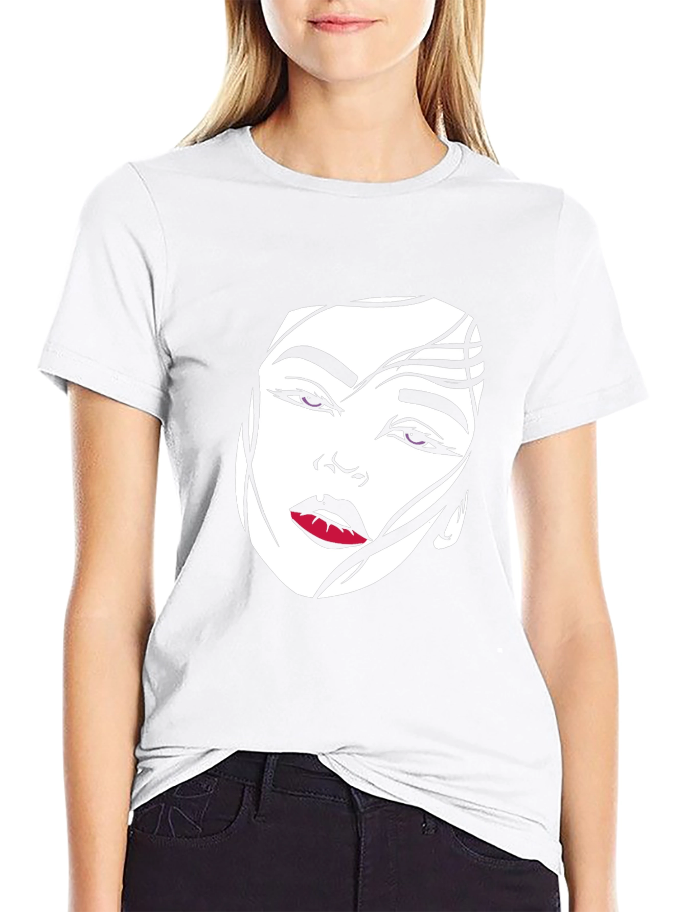 Modern Graphic Tee - Womans Portrait