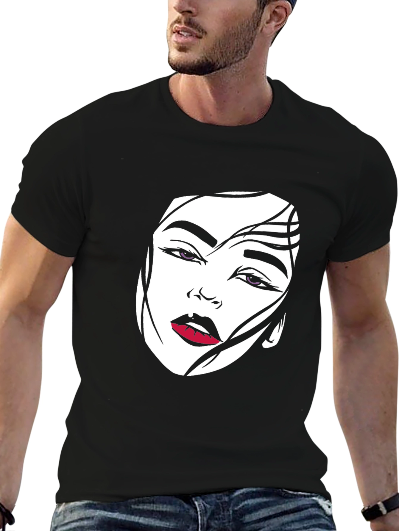 Modern Graphic Tee - Womans Portrait