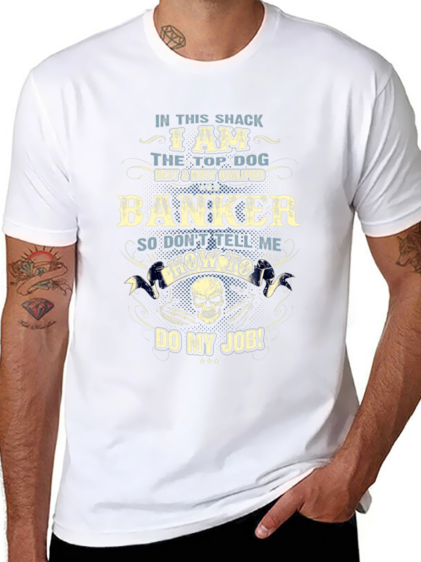 Banker Top Dog Graphic T-Shirt