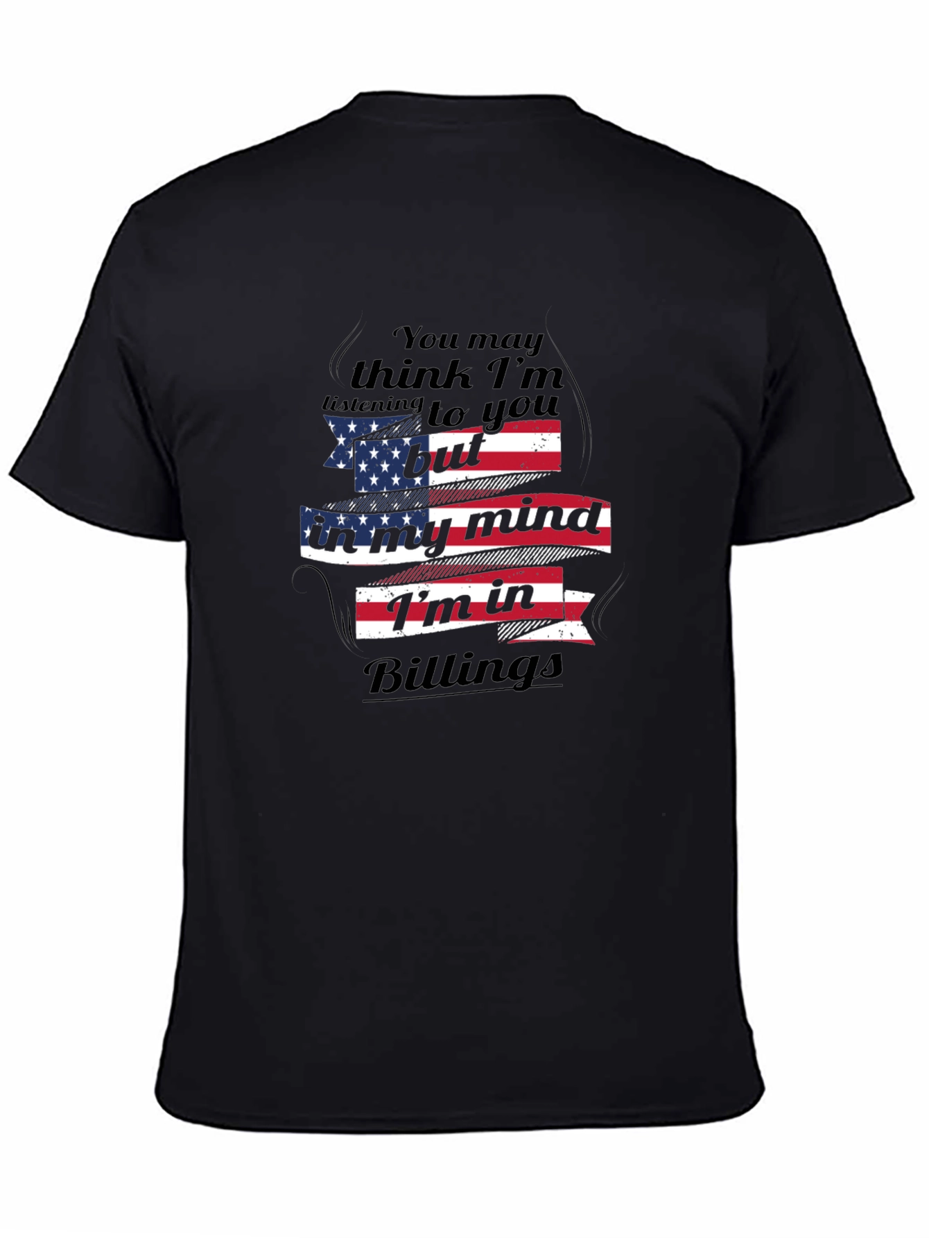 Billings Mind USA Flag Graphic Tee