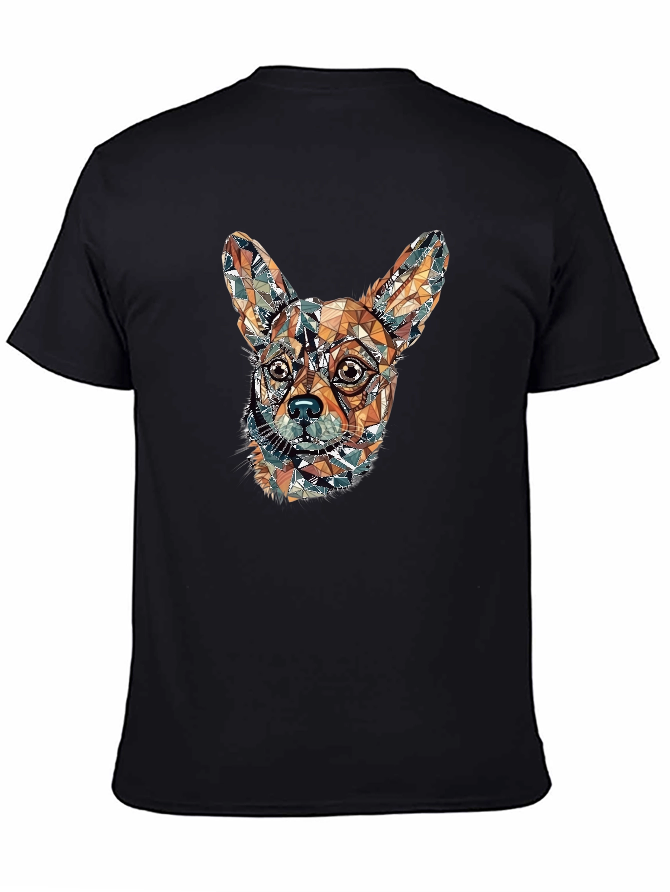 Geometric Chihuahua Graphic Tee - Stylish Dog Lovers Shirt