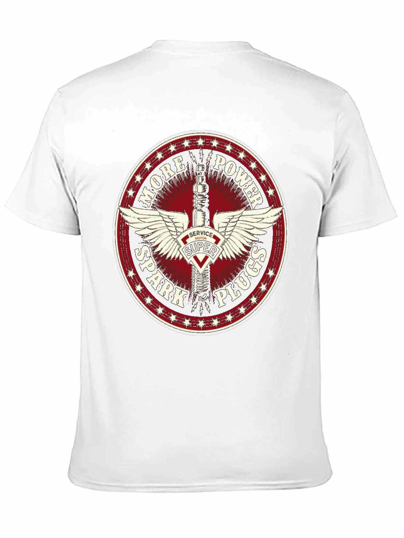 More Power Spark Plugs Graphic Tee