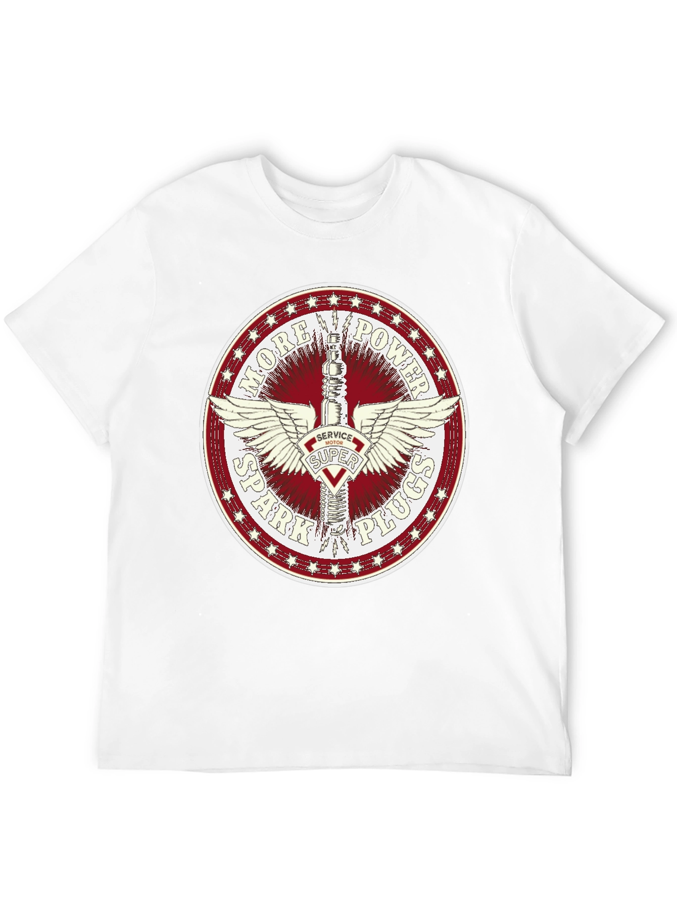 More Power Spark Plugs Graphic Tee
