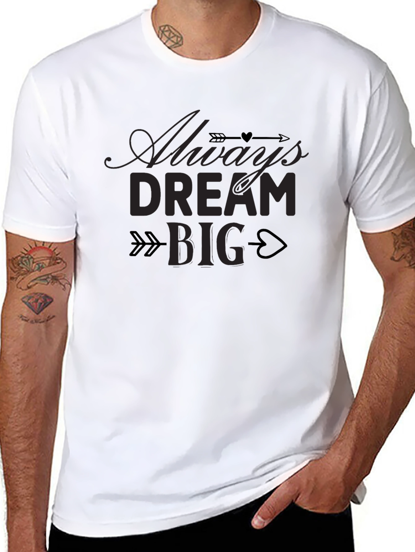 Dream Big Graphic T-Shirt - Stylish Cotton Tee