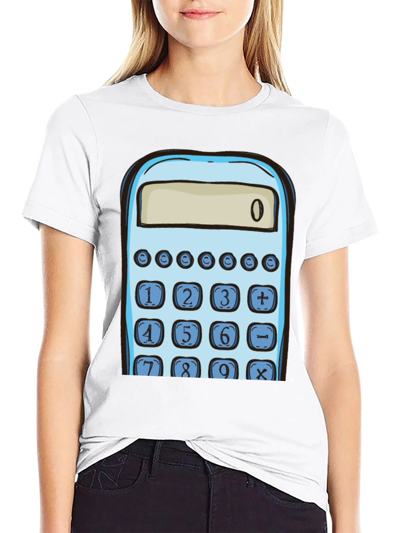 Calculator Graphic Tee - Math Lovers T-Shirt