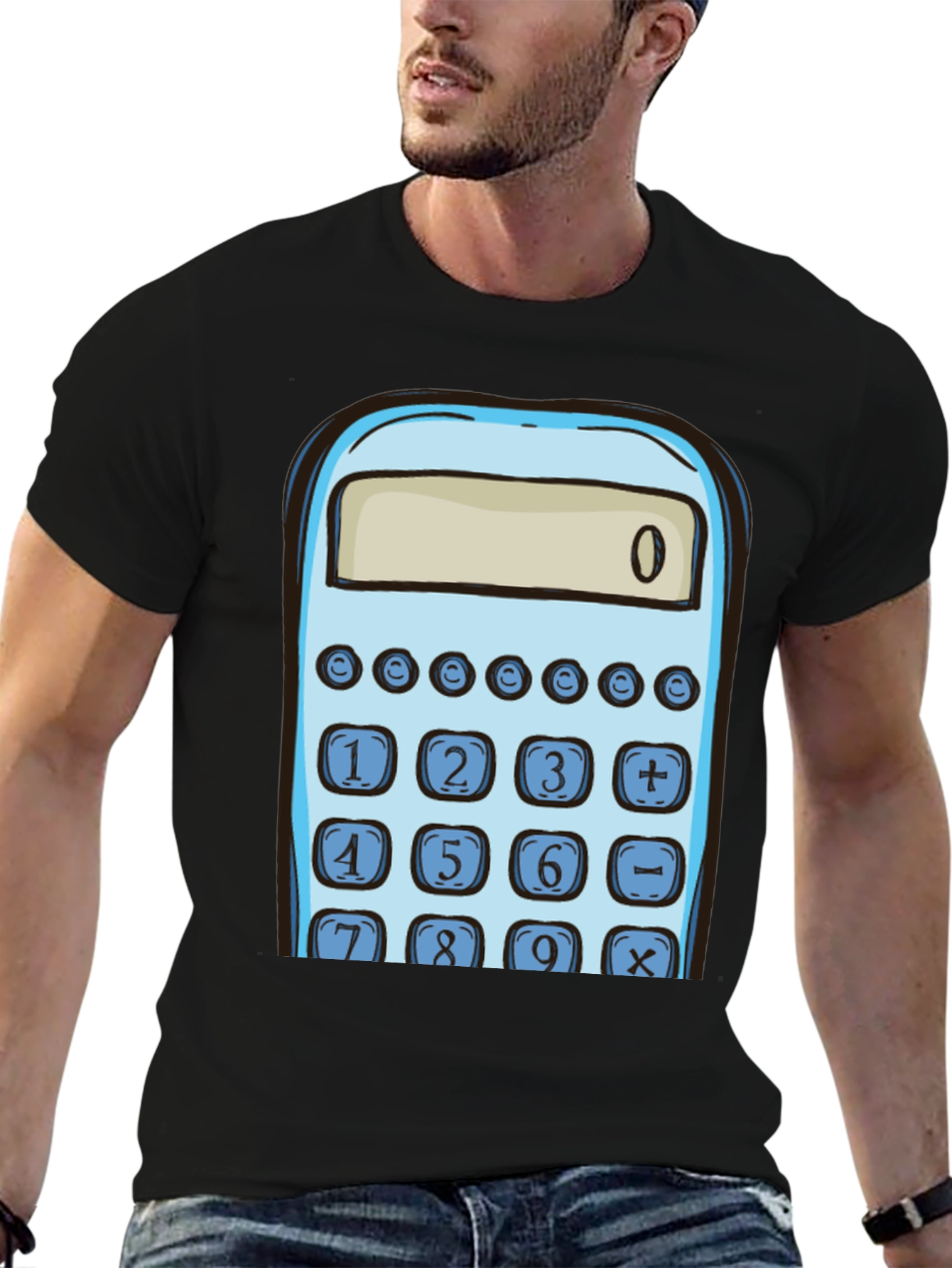 Calculator Graphic Tee - Math Lovers T-Shirt