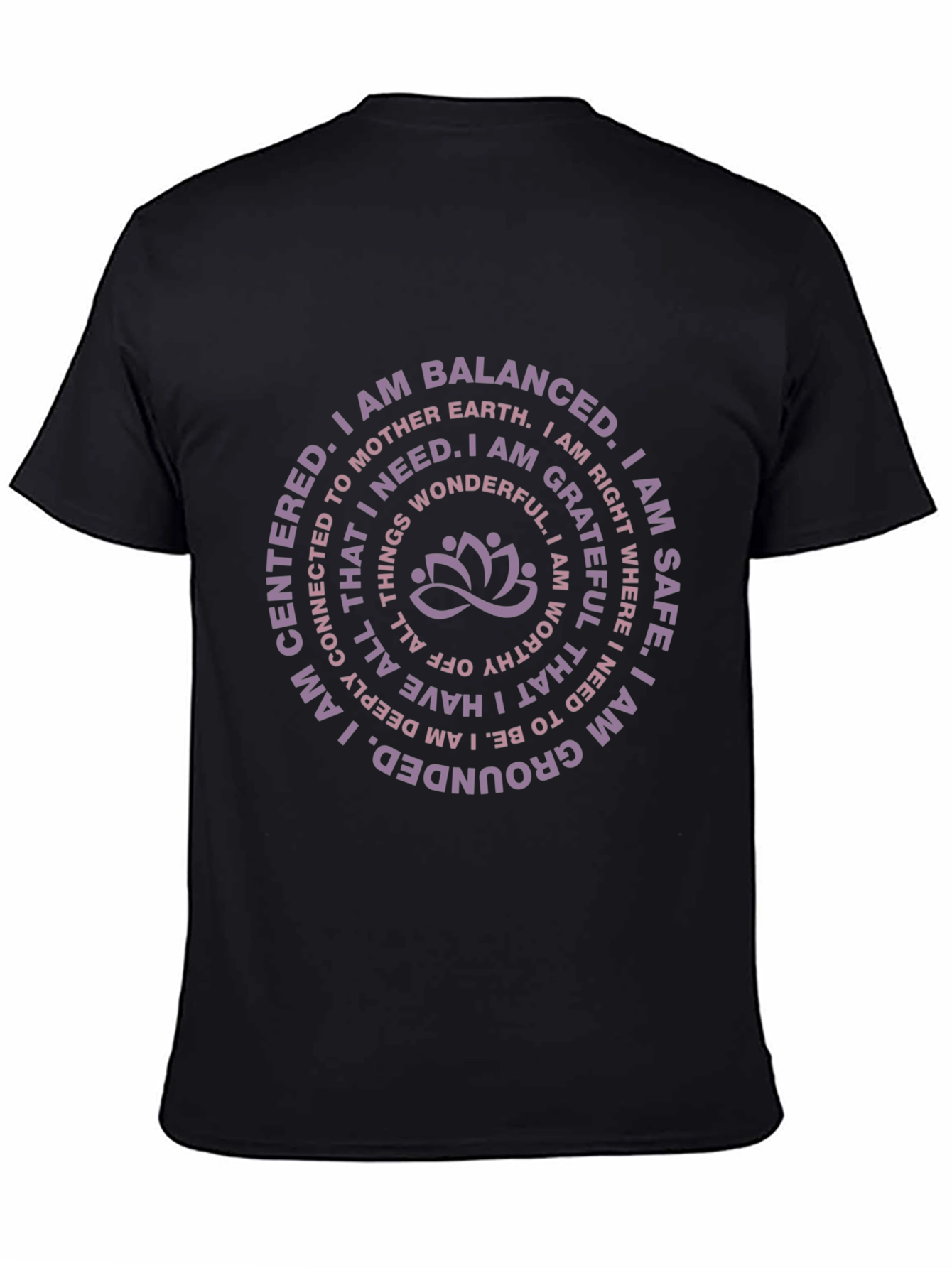 Mindful Affirmation Tee - Grounded & Balanced