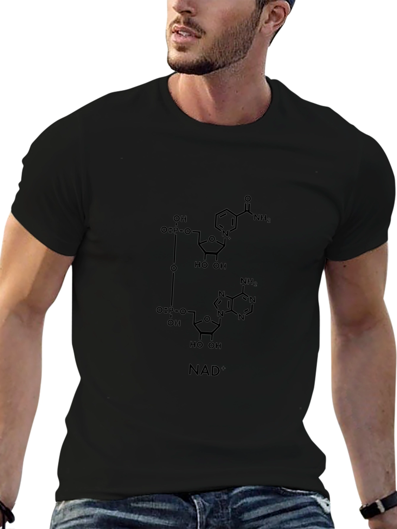 NAD+ Molecule Graphic T-Shirt - Science Tee