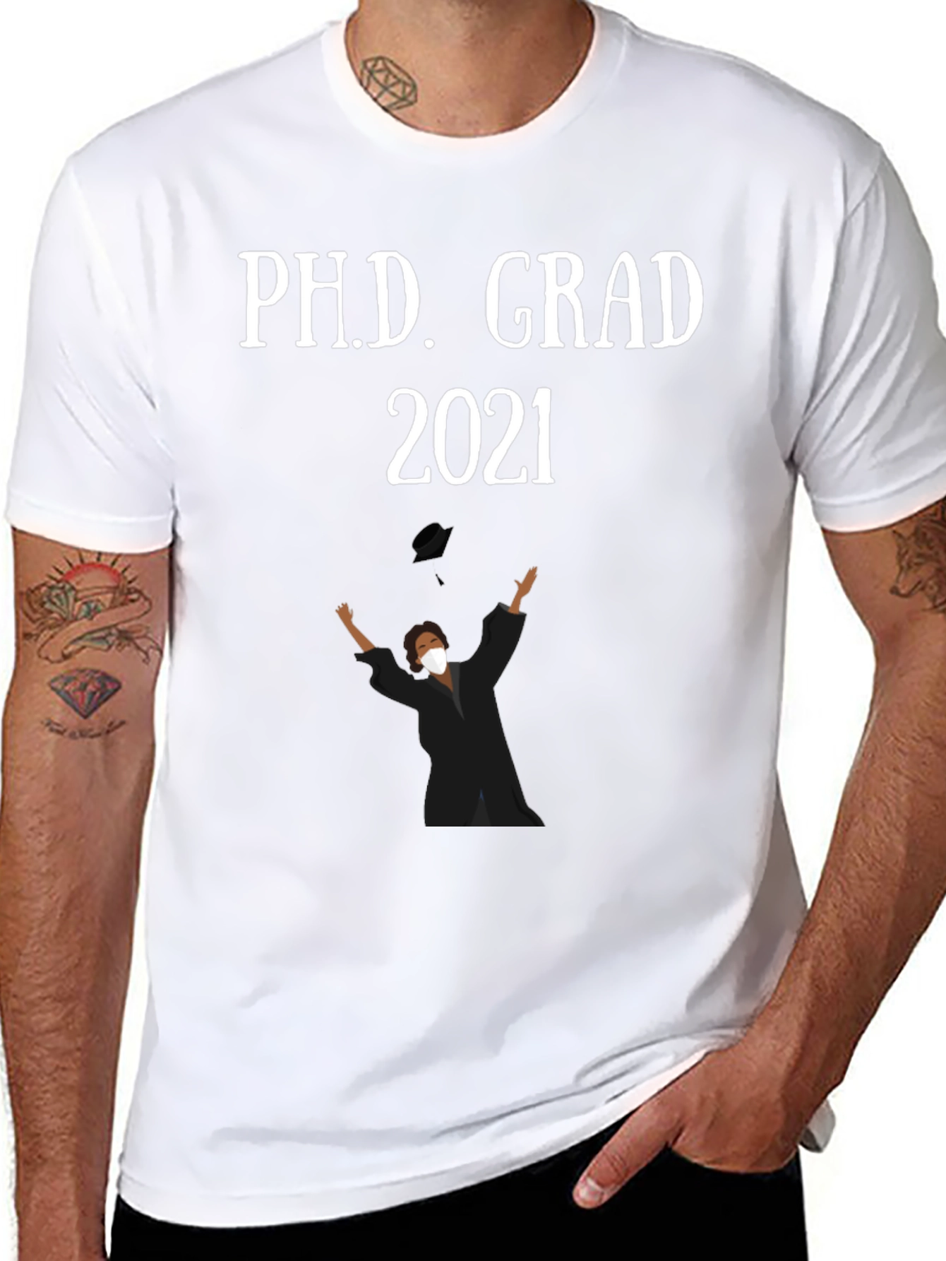 Ph.D. Grad 2021 T-Shirt - Graduation Gift