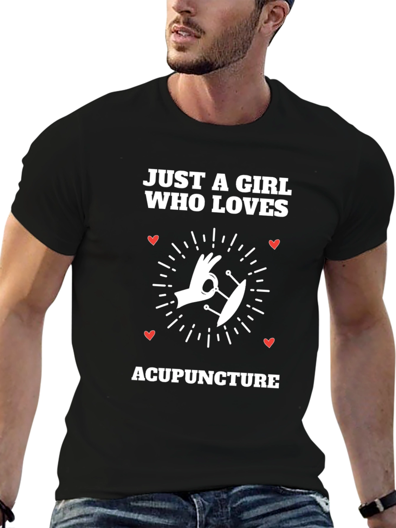 Acupuncture Lover T-Shirt - Just A Girl Who Loves