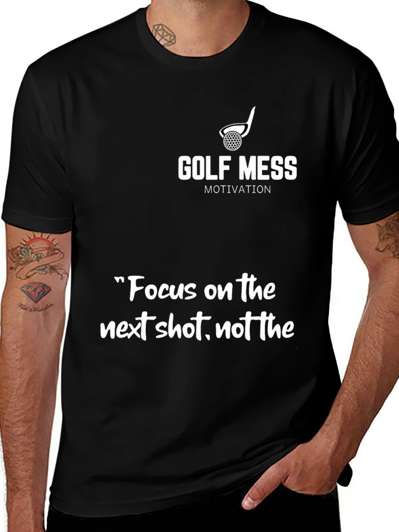 Golf Mess Motivation Graphic T-Shirt